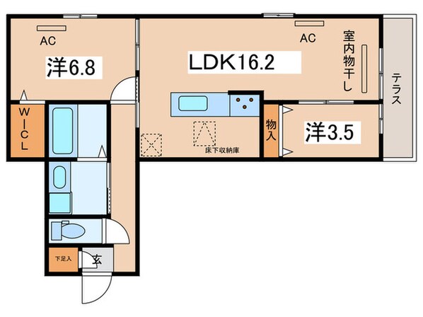 Clashist墨江の物件間取画像